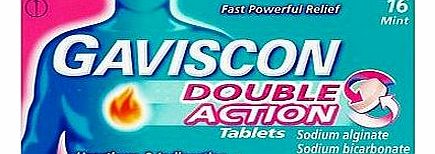 Gaviscon Double Action - 16 Tablets 10061435