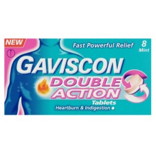 Gaviscon Double Action 8 Mint Tablets