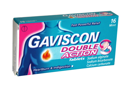 gaviscon Double Action Tablets Mint 16