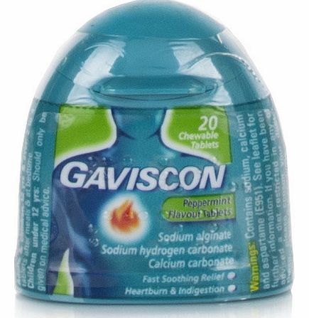 Gaviscon Handy Pack Peppermint Tablets