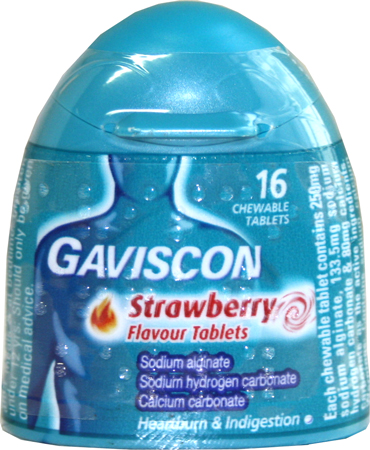 gaviscon Handy Pack Strawberry Tablets 16