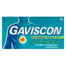 Gaviscon Peppermint Tablets 250 x 16