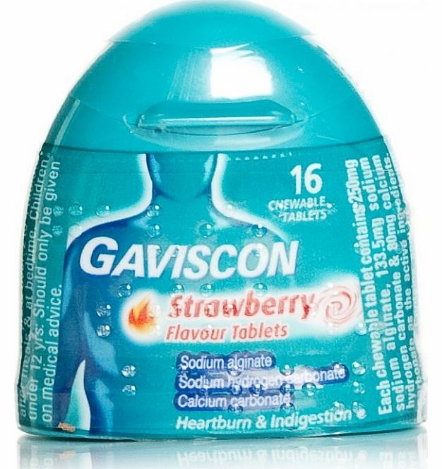 Gaviscon Strawberry Tablets Handy Pack