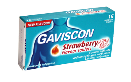 gaviscon Tablets Strawberry 16