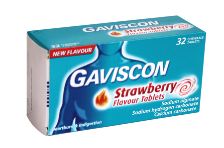 gaviscon Tablets Strawberry 32