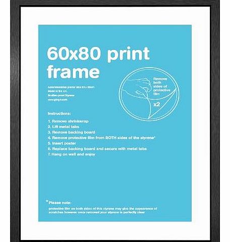 Gb Eye Ltd GB Eye Art Print Frame, 60 x 80cm, Black