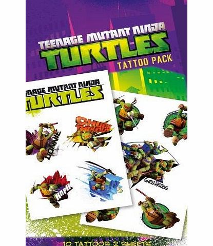 Gb Posters Teenage Mutant Ninja Turtles Shellheads Temporary Tattoo Pack