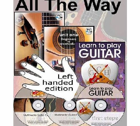 GCH Guitar Academy Left Handed Guitar Course: All the Way Guitar, Left Handed Version - Absolute Beginners to Intermediate Plus [DVD]