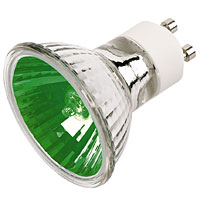 GU10 Coloured Halogen Lamp 50W Green