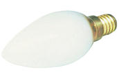 GE Lighting 25SESOPPC / 25W Candle Lamp - Small Edison Screw - Opal - Pack of 4