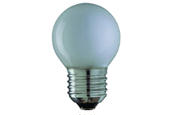 GE Lighting 40ESOPRD / 40W Round Lamp - Edison Screw - Opal - Pack of 4