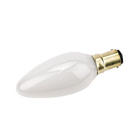GE Soft opal Candle Lamps 40W SBC