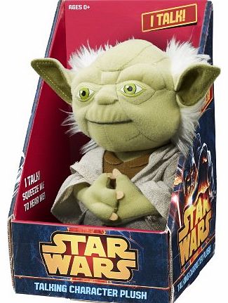Star Wars 9`` Talking Yoda plush in gift box