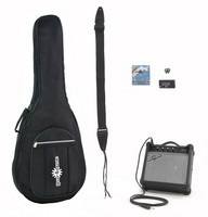 Gear4Music 15 Watt Acoustic Guitar Amp and Accessory Pack