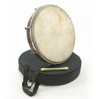 Gear4Music 18` Tuneable Bodhran with bag and Beater