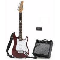 3/4 Electric-ST Guitar + Amp Pack Red