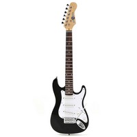 3/4 Electric-ST Guitar by Gear4music BK