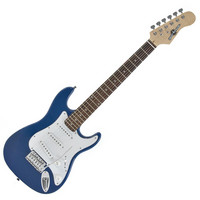 3/4 Electric-ST Guitar by Gear4music Blue