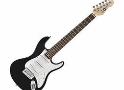 Gear4Music 3/4 LA Electric Guitar by Gear4music Black