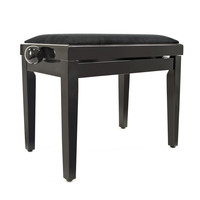 Adjustable Piano Stool by Gear4music Polished