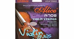 Gear4Music Alice Deluxe Violin String Set 4/4 size