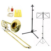 Gear4Music Bb/F Tenor Trombone   Accessory Pack by Gear4music