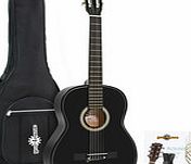 Classical Guitar Pack Black by Gear4music