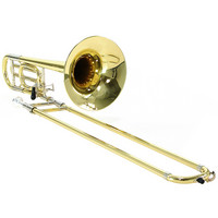 Gear4Music Deluxe Bb/F Tenor Trombone by Gear4music