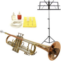 Deluxe Trumpet by Gear4music + Complete Pack