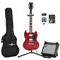 Electric-AC Guitar and Complete Pack Red