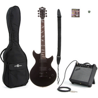 Electric-E4 Guitar and Amp Pack Black