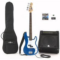 Electric G-4 Bass Guitar + 80W Power Pack Blue