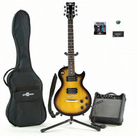 Gear4Music Electric-GB II Guitar   Complete Pack Vintage