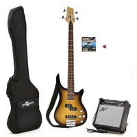Electric RS-40 Bass Guitar and Amp Pack Sunburst