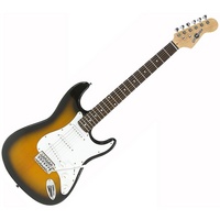 Gear4Music Electric-ST Guitar by Gear4music S/B