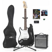 Electric-ST Guitar L/H and Complete Pack Black
