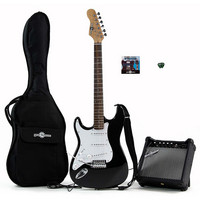 Electric-ST Left Hand + Amp Pack Black