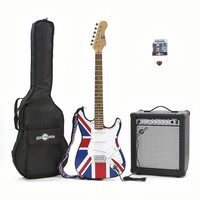Gear4Music Electric-ST Special Edition Union Jack Guitar  