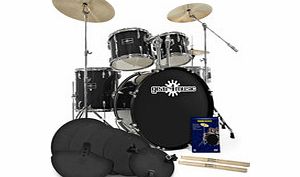 GD-7 Fusion Drum Kit + Complete Pack Black Sparkle