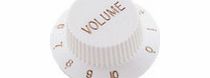 Gear4Music Guitar Volume Control Knob White