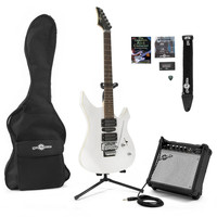 Gear4Music Indianapolis Electric Guitar   Complete Pack White