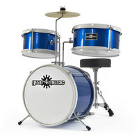 Gear4Music Infant 3 Piece Drum Kit by Gear4music Blue