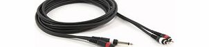 Jack - Phono Cable Dual Mono 1m