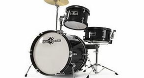Gear4Music Junior 3 Piece Drum Kit by Gear4music Black -