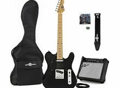 Knoxville Electric Guitar + Amp Pack Black