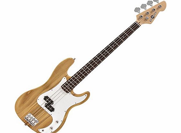Gear4Music LA Bass Guitar by Gear4music Natural