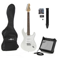 LA Electric Guitar + Amp Pack Silver