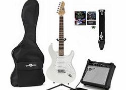 Gear4Music LA Electric Guitar   Complete Pack Silver