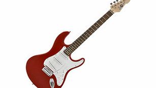 LA Electric Guitar by Gear4music Red - Nearly New