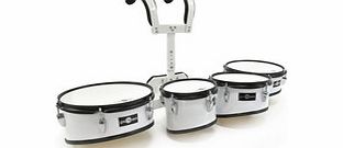 Gear4Music Marching Tom Set with Carrier 8`` 10`` 12`` 13``